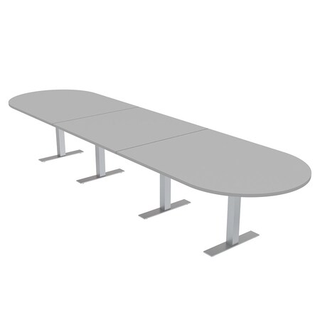Skutchi Designs 45 in W, 165.75 in L, 29 in H, Engineered Wood Top, Grey HAR-RAC-46x168-T-XD01